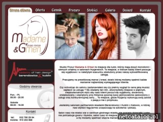 Studio fryzjerskie Madame Tychy - marka Loreal screen
