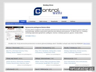 Zrzut ekranu strony controlwebs.pl