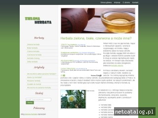 Zrzut ekranu strony www.herbatazielona.com.pl