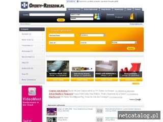 Zrzut ekranu strony www.oferty-rzeszow.pl