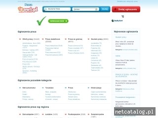 Zrzut ekranu strony praca.owi.pl
