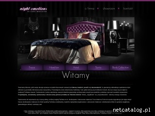 Zrzut ekranu strony www.luxury-beds.pl