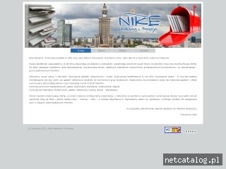 Zrzut ekranu strony www.nikewar.pl