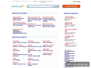 Zrzut ekranu strony adpedia.pl