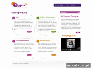Zrzut ekranu strony www.kredyty-sygma-bank.pl