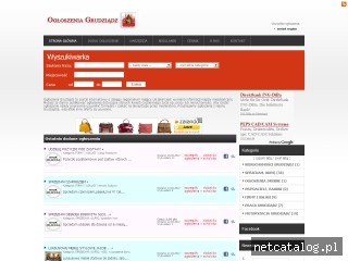 Zrzut ekranu strony www.oferty-grudziadz.pl