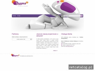 Zrzut ekranu strony www.sygma-bank-partnerzy.pl