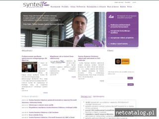 Zrzut ekranu strony www.synteabs.pl