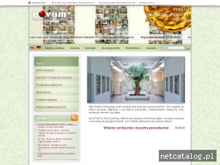 Zrzut ekranu strony www.novum.com.pl