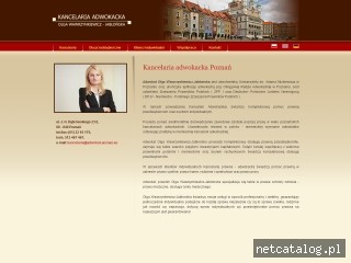 Zrzut ekranu strony www.adwokat-poznan.eu