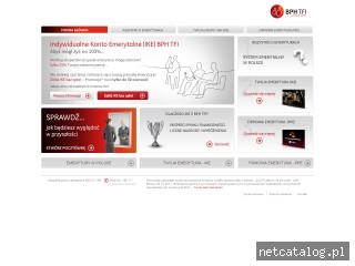 Zrzut ekranu strony www.prywatnaemerytura.pl