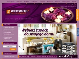 Zrzut ekranu strony www.aromatella.pl