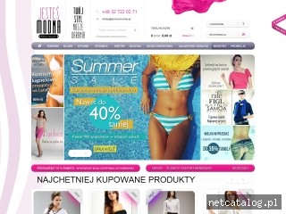 Zrzut ekranu strony www.jestesmodna.pl