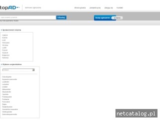 Zrzut ekranu strony topad.pl