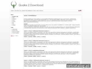 Zrzut ekranu strony download.planetquake.pl