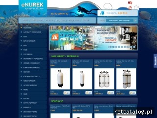 Zrzut ekranu strony www.enurek.pl