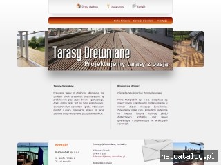 Zrzut ekranu strony www.tarasy-drewniane.pl