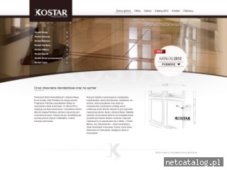 Zrzut ekranu strony www.kostardrzwi.pl