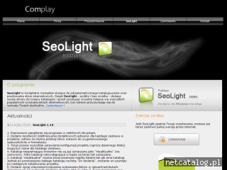 Zrzut ekranu strony www.seolight.pl