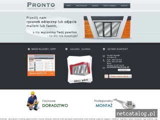 Zrzut ekranu strony www.pawilony-kioski.pl