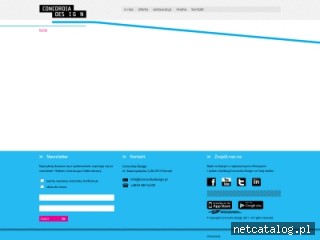 Zrzut ekranu strony www.concordiadesign.pl