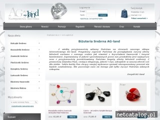 Zrzut ekranu strony www.agland.pl