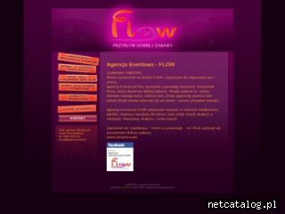 Zrzut ekranu strony www.agencja-flow.pl