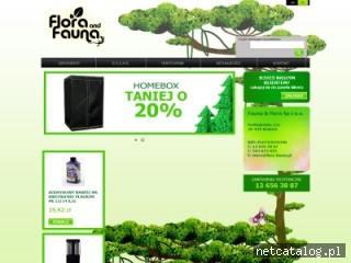 Zrzut ekranu strony www.flora-fauna.pl