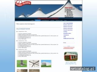 Zrzut ekranu strony www.hale-namioty.com