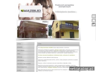 Zrzut ekranu strony www.mazbud-elewacje.pl