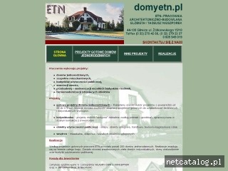 Zrzut ekranu strony www.domyetn.com