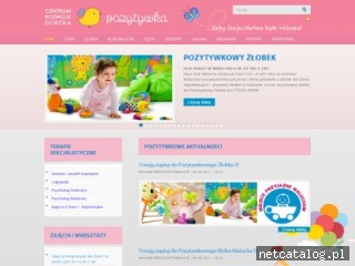 Zrzut ekranu strony www.pozytywka.edu.pl