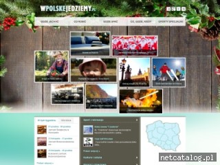 Zrzut ekranu strony www.wpolskejedziemy.pl