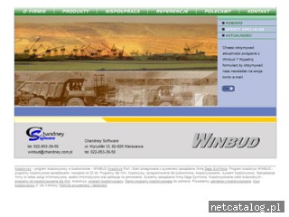 Zrzut ekranu strony www.winbud.pl