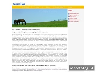 Zrzut ekranu strony www.termika.comweb.pl