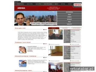 Zrzut ekranu strony www.nieruchomosci-arenda.com.pl