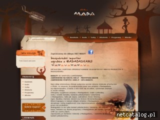 Zrzut ekranu strony www.sklep.artmada.pl