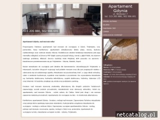 Zrzut ekranu strony www.apartamentgdynia.net.pl