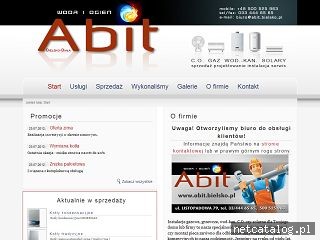 Zrzut ekranu strony abit.bielsko.pl