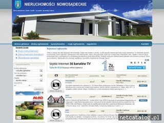 Zrzut ekranu strony www.biuro-nieruchomosci.nsacz.eu