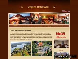 Zrzut ekranu strony www.zajazd-ostrzycki.com