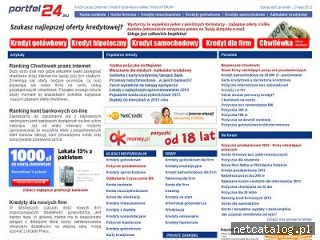 Zrzut ekranu strony www.portfel24.eu