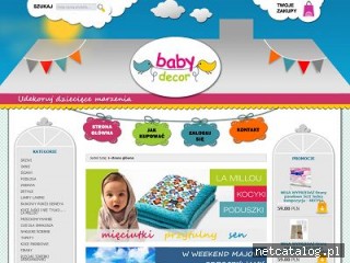 Zrzut ekranu strony www.babydecor.pl
