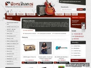 Zrzut ekranu strony www.rocktone.pl