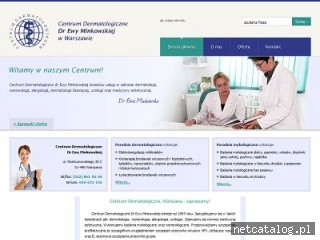 Zrzut ekranu strony www.derm-est.pl
