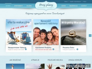 Zrzut ekranu strony www.apartamentykrynica.com.pl