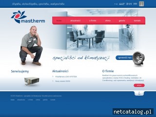 Zrzut ekranu strony www.mastherm.pl