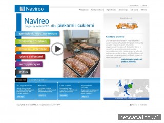 Zrzut ekranu strony piekarnie.navireo.pl