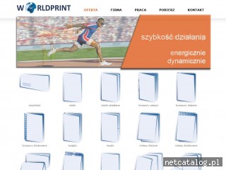 Zrzut ekranu strony www.worldprint.pl
