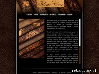 Zrzut ekranu strony www.luxuryleather.eu